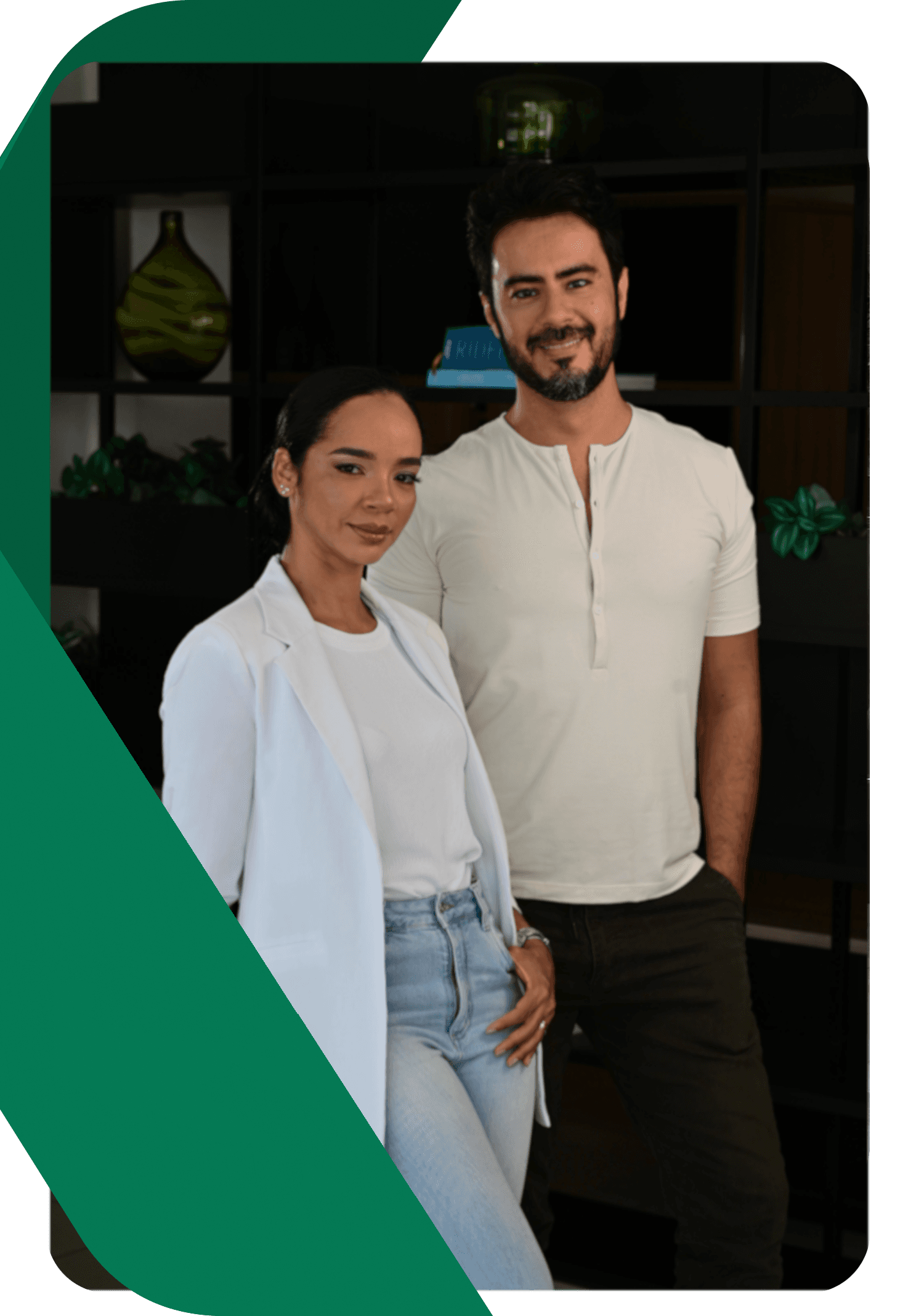 Foto com os criadores da Olixcorp